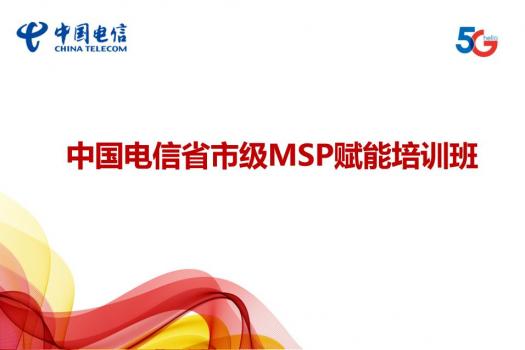 中国电信省级MSP赋能培训课程